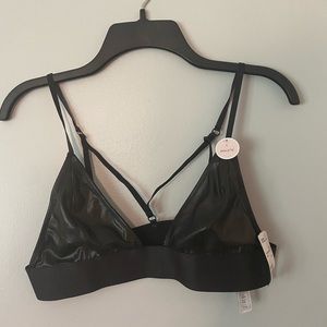 Black Leather Brallete